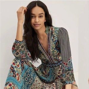 BHANUNI BY JYOTI Contrast Maxi Dress - Anthropology